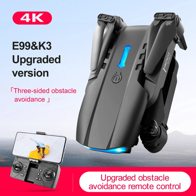 E99 K3 Pro RC Mini Drone Best 4K HD Dual Camera Aerial WIFI FPV Obstacle Avoidance Foldable Profesional Quadcopter Drone Toys 2