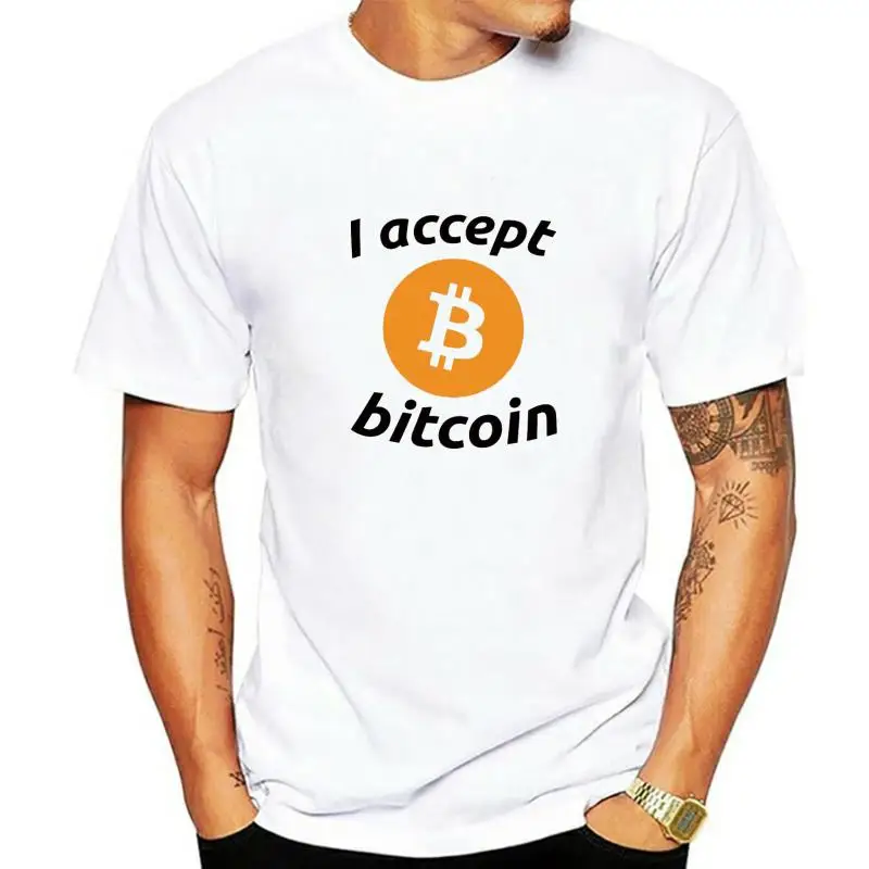 

Bitcoin I Accept Vintage T-shirt Cryptocurrency Crypto Miner BTC Cotton Men T shirt New Tee Tshirt Womens Tops