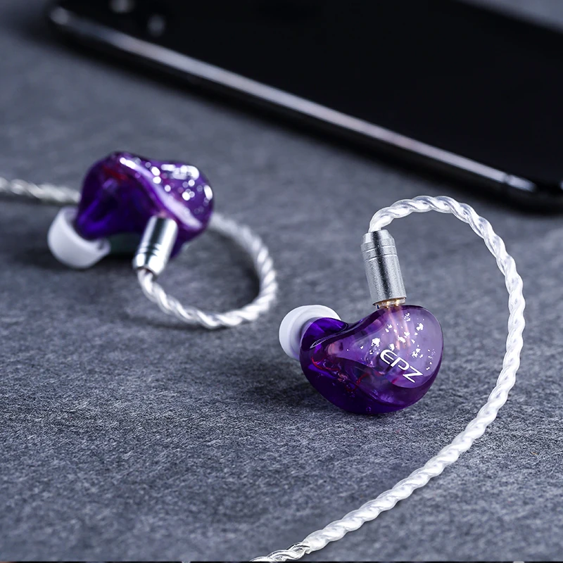 EPZ-K1 1BA + 1DD гибридные наушники-вкладыши с Hi-Fi монитором шумоподавлением движения
