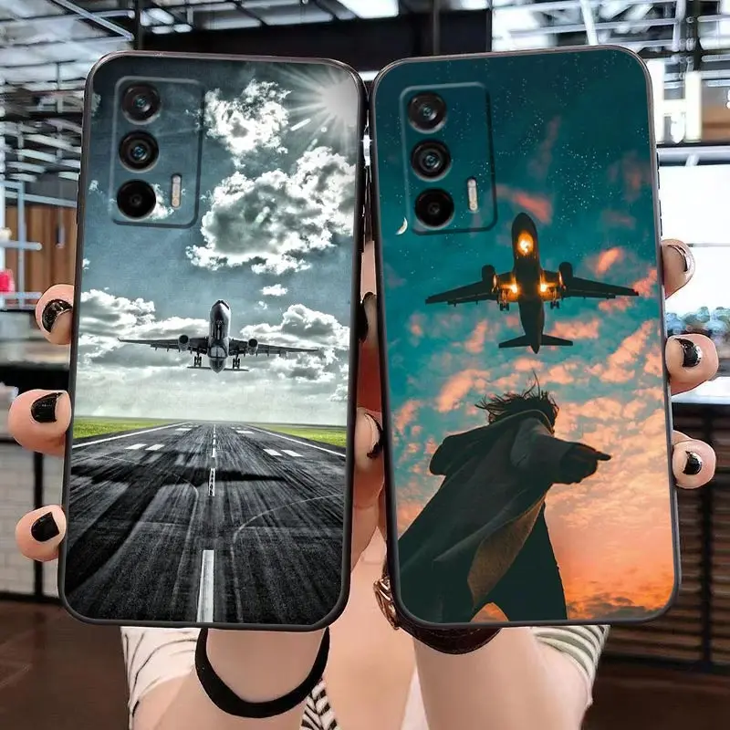 World Map Travel Airplan Plane Case Per Realme 6 7 7I 8 8I 9 9I C21 C21Y C25 C15 C11 C12 C20 5G C35 Xt Gt Neo3 Gt2 Pro Plus Case