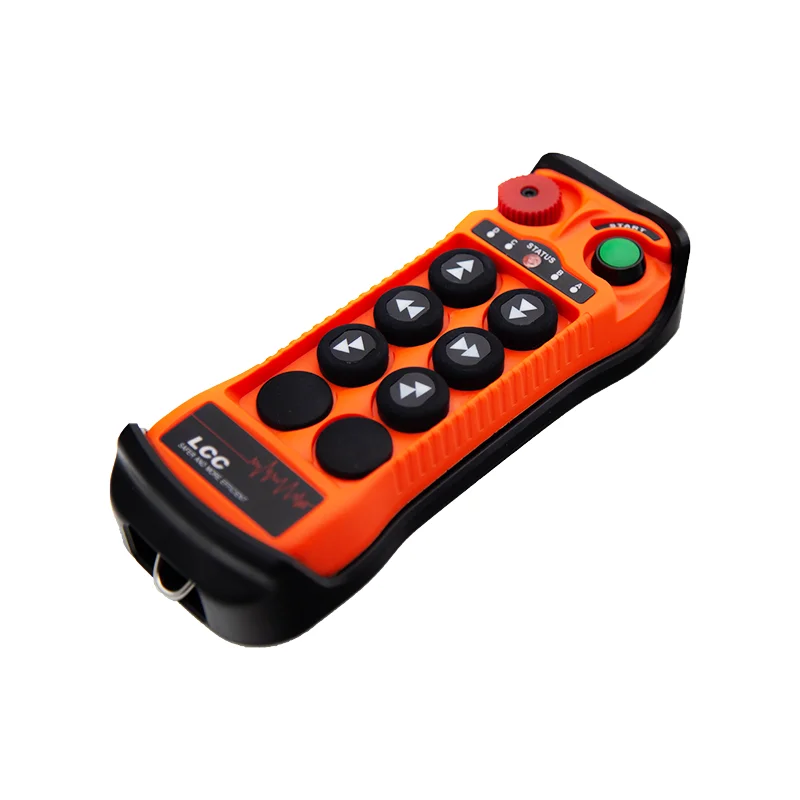 Q600 LCC 6-buttons Industrial Remote Control High Sensitivity Large Instrumen Travelling Crane Lift Hoist Truck Wireless Switch