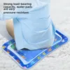 1 Piece 100x100 Blue Kids Baby Splash Water Pad, Large Thickened Inflatable Mat, Infant Fun Crawl Toy, Aquatic Play Mat 4