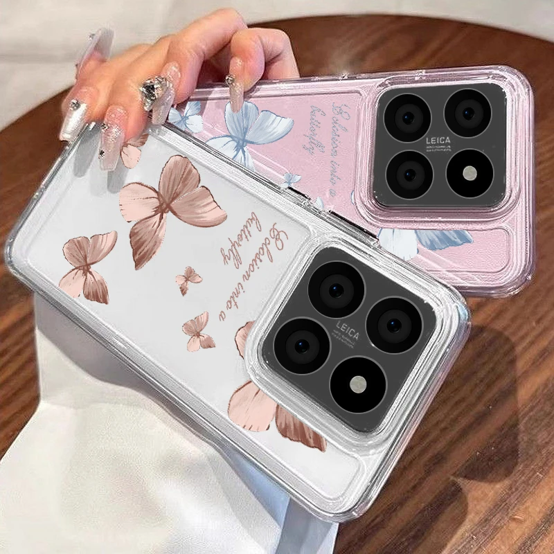 Embroidery Pattern Butterfly Phone Case Cover