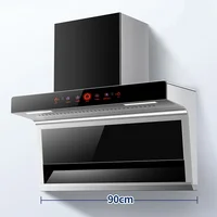 Range Hood For Kitchen Stainless Steel High Suction Automatic Washing Kitchen Touch Control Kitchen Extractor Hood Ventilator 2