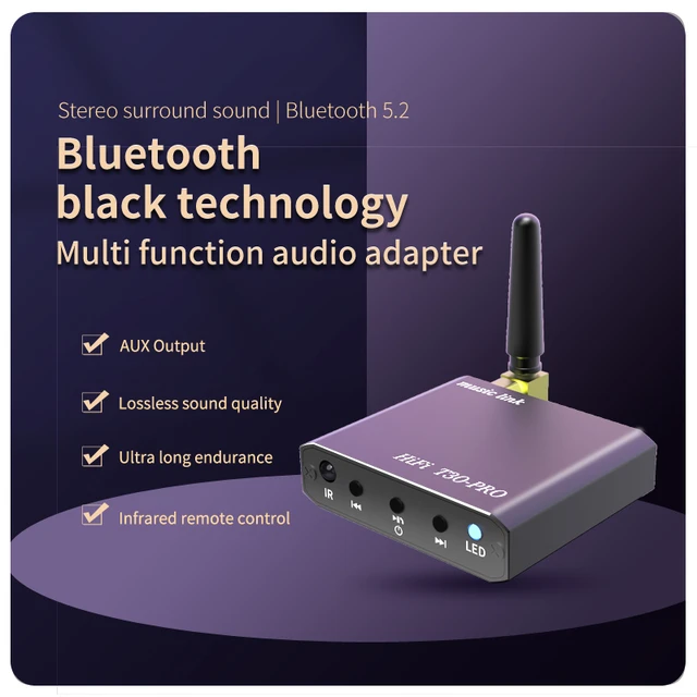 Adaptateur récepteur Audio Bluetooth 5.2, disque U, 3.5MM Aux