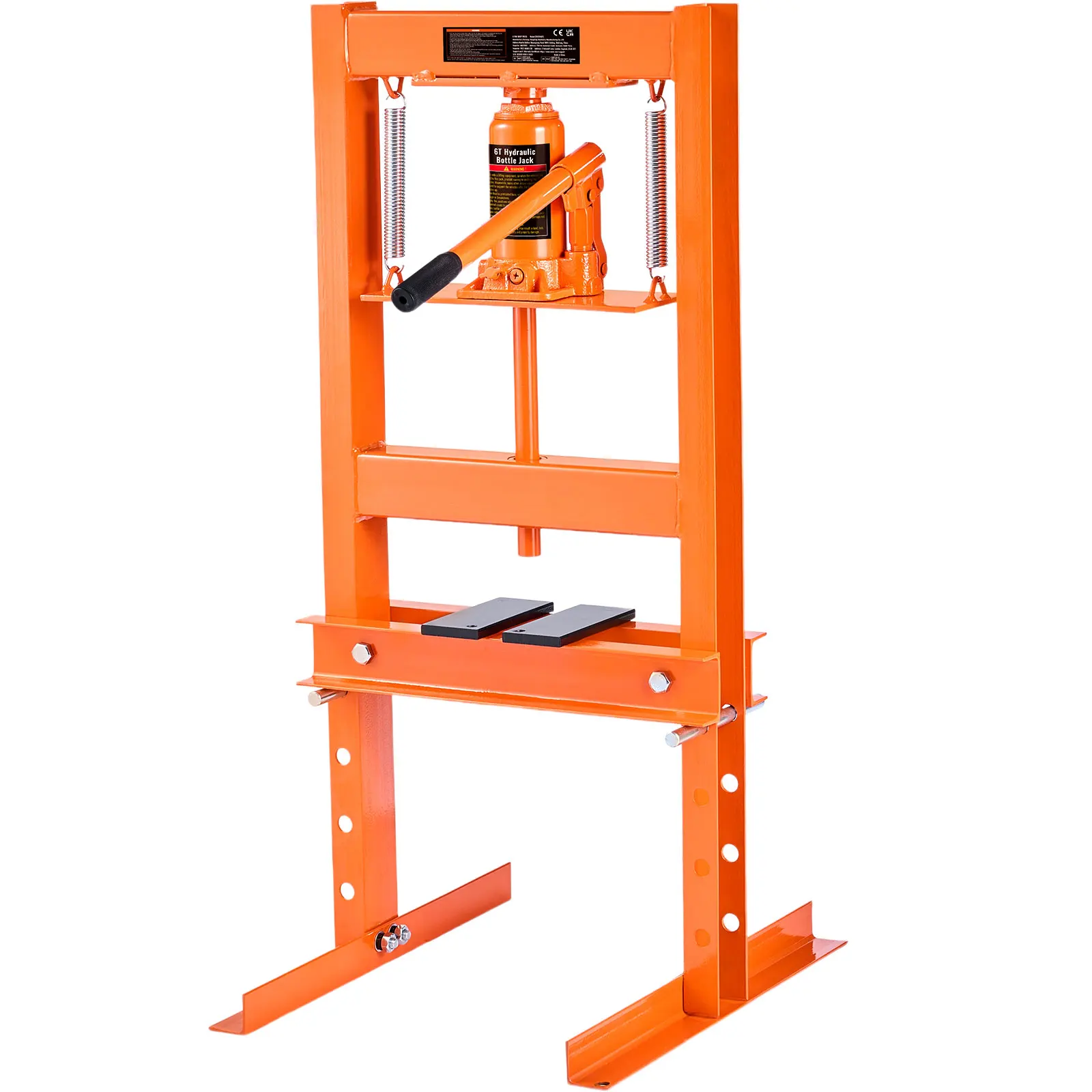 Hydraulic Shop Press 6T H Frame for Garage Workshop