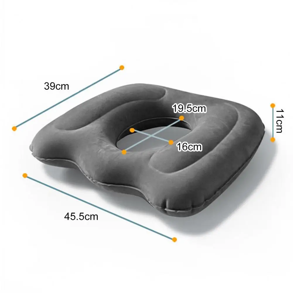 Inflatable Flocking Car Seat Cushion with Back Support - China Comfort  Inflatable Car Seat and Flocking Inflatable Chair Cushion price
