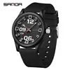 SANDA 3252 Top Popular Student Quartz Watch Fashionable and Simple Luminous Waterproof Silicone Tape Children's Quartz Watch 3