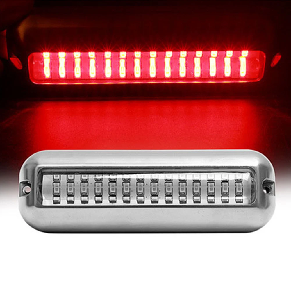 2Pcs 42LED Yacht Underwater Light Stainless Steel Marine Navigation Light IP68 Waterproof Marine Boat Lamp Yacht Accessories marine accessories marine hardware marine boat lights