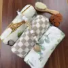 Muselina Bebe Algodon 120 X 120cm 70%bamboo+30% Cotton 2 Layers Newborn Baby Bath Towel Wrap Muslin Swaddle Blankets 47 Inches 1