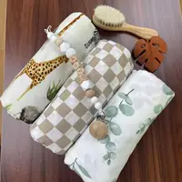 Muselina Bebe Algodon 120 X 120cm 70%bamboo+30% Cotton 2 Layers Newborn Baby Bath Towel Wrap Muslin Swaddle Blankets 47 Inches 1