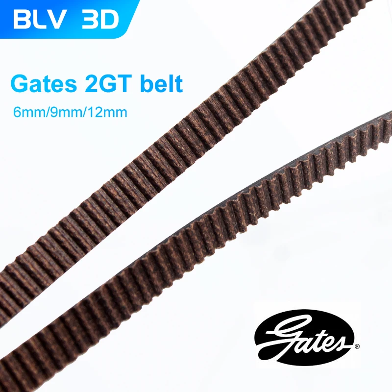 Blv Gatesll2gt 2gt Belt Synchronous Belt Gt2 Timing Belt Width 6mm 9mm Wear Resistant For