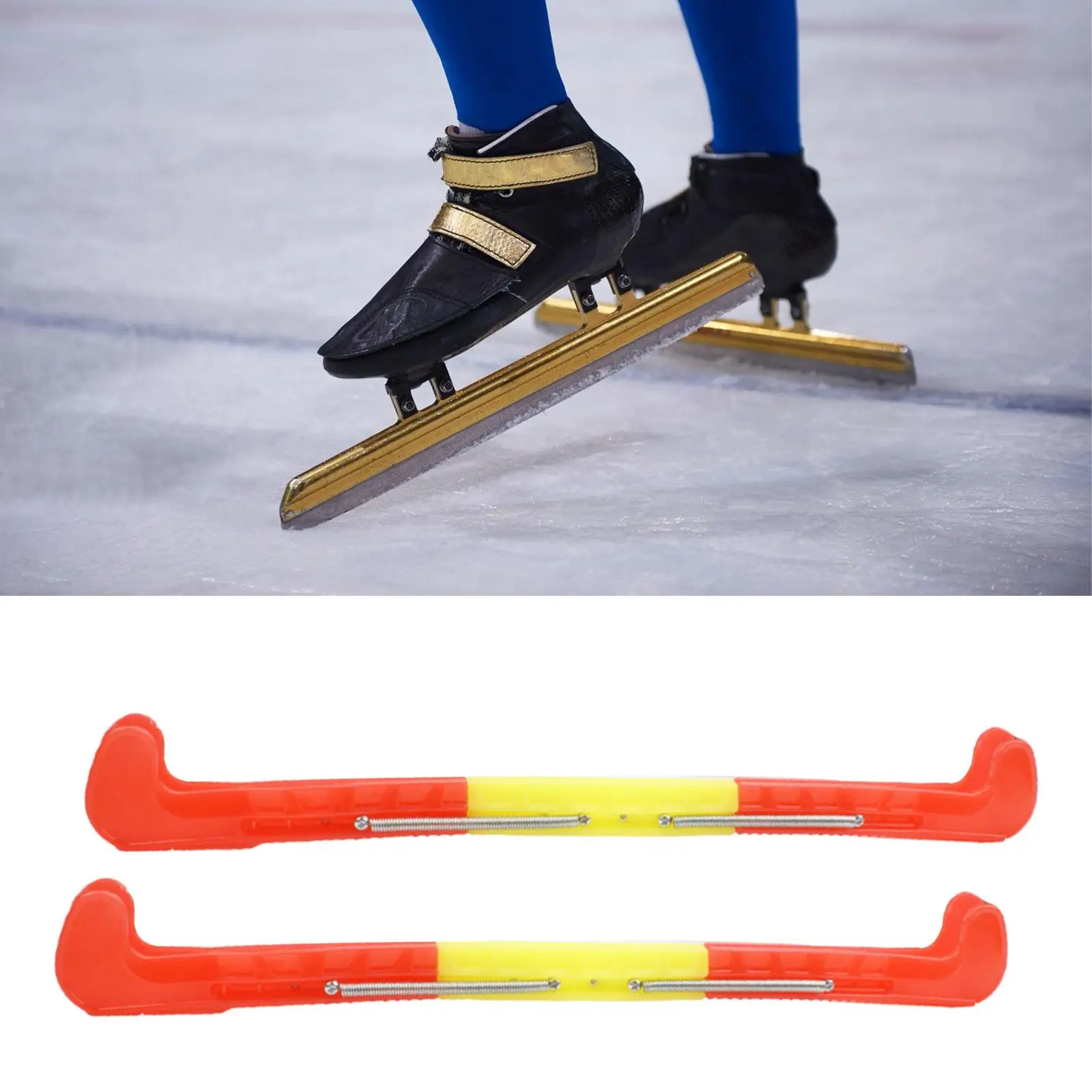 Figure Ice Skate Guards Hockey Figure Skate Guards Skating Blade Cover Skates Blade Guard for Kids Adults Men Women Practice