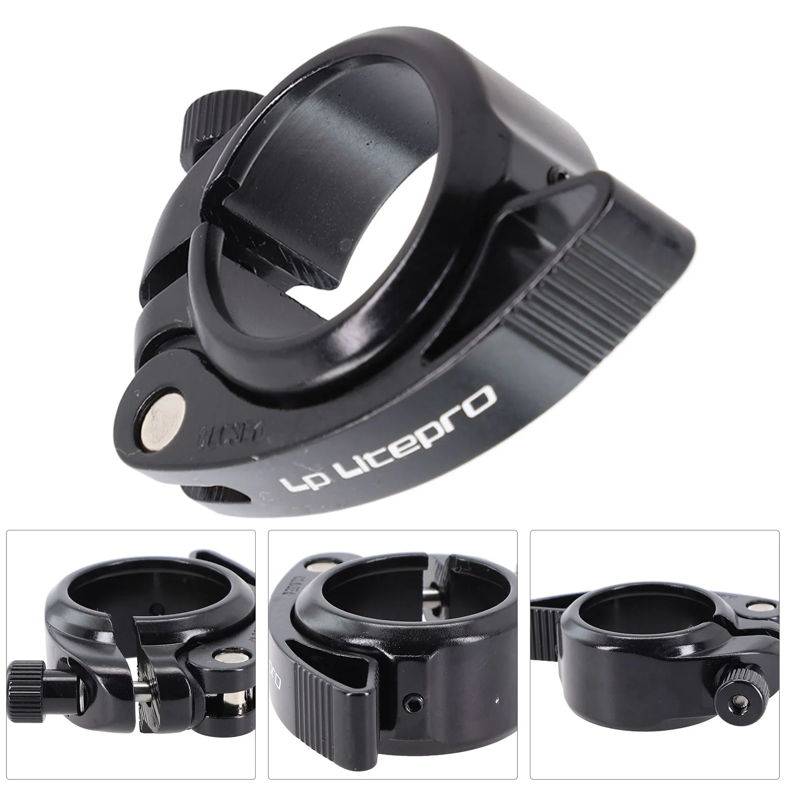 

Clamp Flashlight Holder Bracket Install Holder Quick Released Adjustable Bicycle Accessories Bicycle S-eatpost Clamp