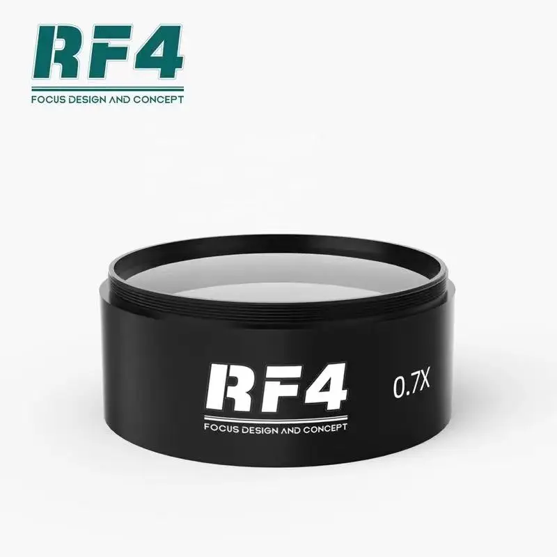 RF4 WD165 0.5X 0.7X 0.48X Microscope Glass Lens Trinocular Microscope Auxiliary Objects Lens for Stereo Zoom Barlow Camera digital microscope optical instruments handheld microscope mini microscope pocket microscope zoom lens