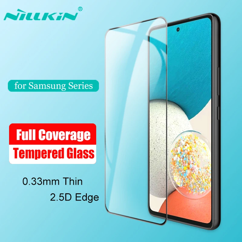 

Nillkin Full Cover Tempered Glass Screen Protector For Samsung Galaxy S22 Plus S21 FE S20 A73 A53 A52S A52 A72 A22 A51 A71 A32