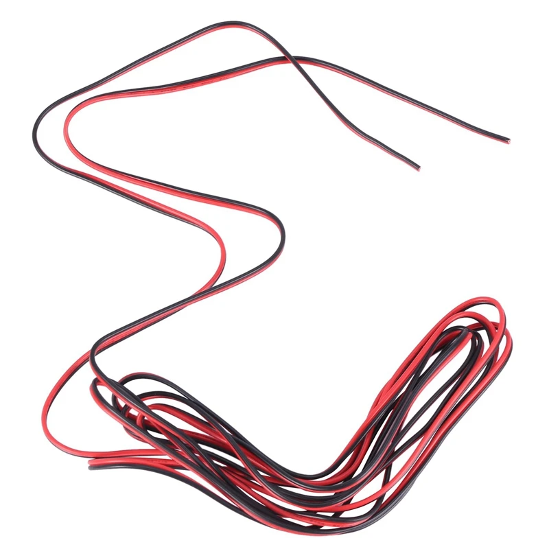 3X 20 Gauge Per 3 Meter Red Black Zip Wire Awg Cable Power Ground Stranded Copper Car