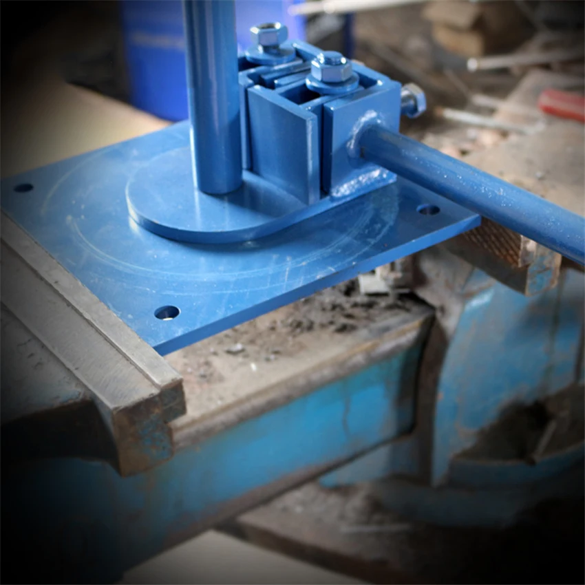 

Круглая гибочная машина из стали, гибочный станок из высокоуглеродистой стали, ручной гибочный станок, маленькое устройство для изгиба стали (200*200 мм)