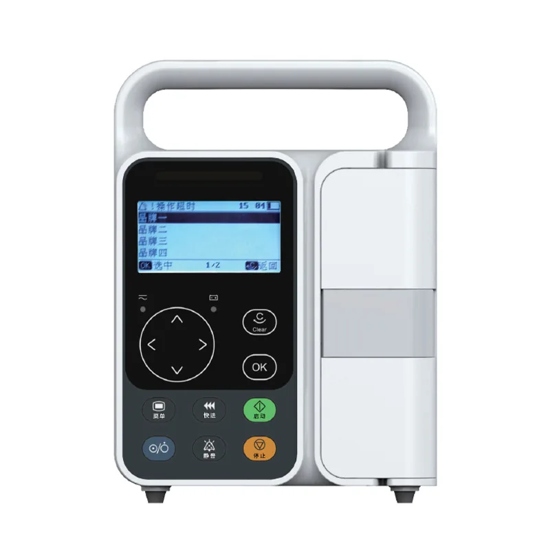New Animal and Animal Infusion Pump with Automatic Infusion, Sound Alarm, AC/DC Dual Use Pet Hospital Infusion Pump