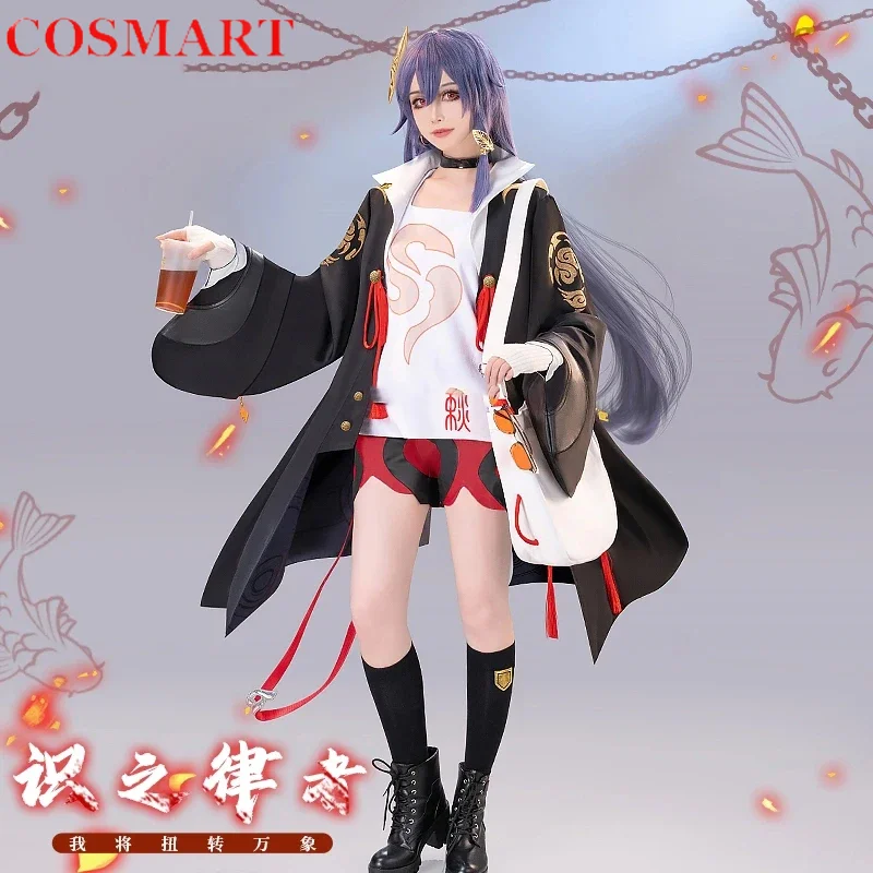 

COSMART Anime Honkai Impact 3rd Fu Hua Game Suit Cool Lovely Uniform Cosplay Costume Halloween Party Role Play Outfit Women