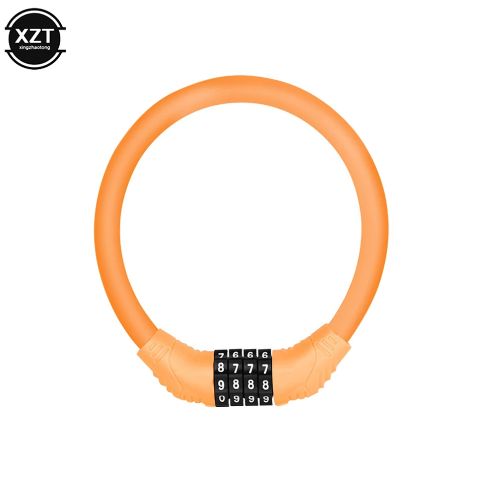 Lucchetto Bici A Codice 4 Cifre - Antifurto Leggero Per Biciclette, Scooter E Passeggini - Foto 6