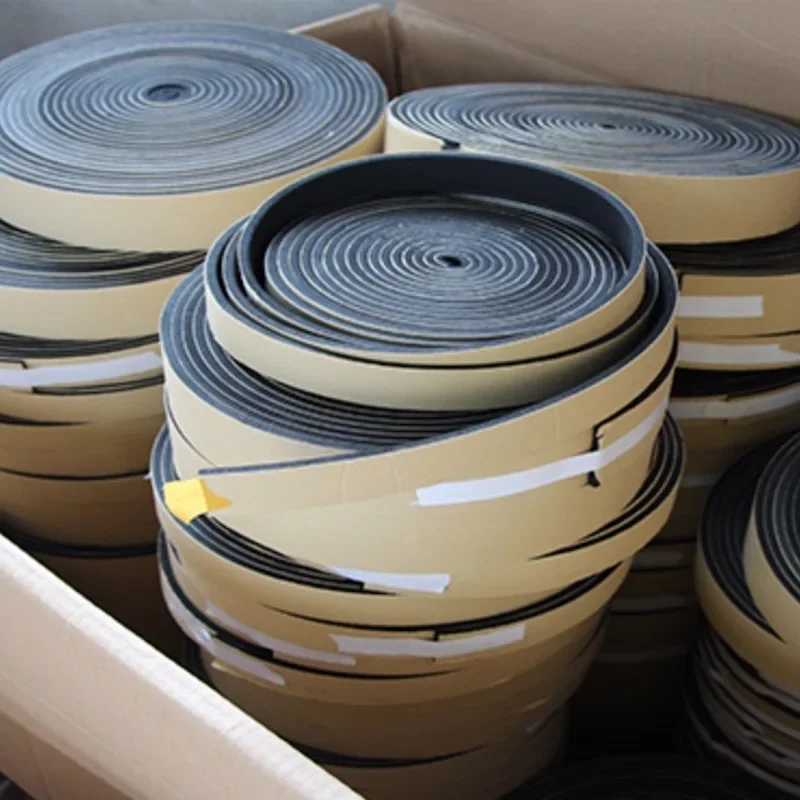 Door Window Seals Cushion EPDM Neoprene Self Adhesive Tape Insulation 2m