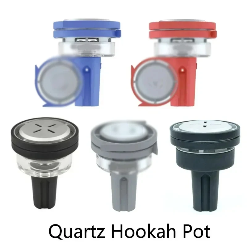 Quartz Hookah Pot Aluminum Alloy Carbon Partition Set 1.0 & X Series Charcoal Stove Base Shisha Thermal Head Hookah Bowl hookah accessories hookah set