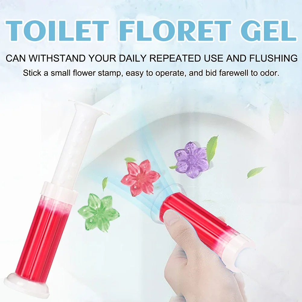 Toilet Cleaner Gel 3/6/9pcs Toilet Flower Aromatic Automatic Cleaning Deodorization Remove Odors