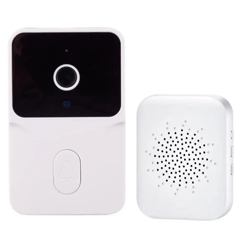 

Wireless Doorbell With Camera USB Solar Recharging App Remote HD Video Doorbell Battery Powered Ding Dong Doorbell Security