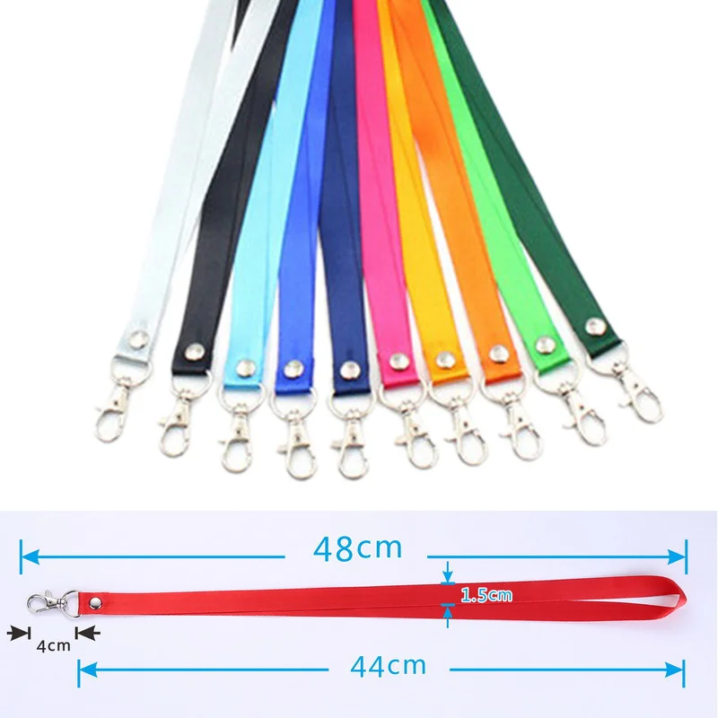 Safety Hanging Neck Strap Lanyard Safety Hanging Neck Strap Lanyard For Mobile Phone ID Name Badge Holder Keys Metal Ring