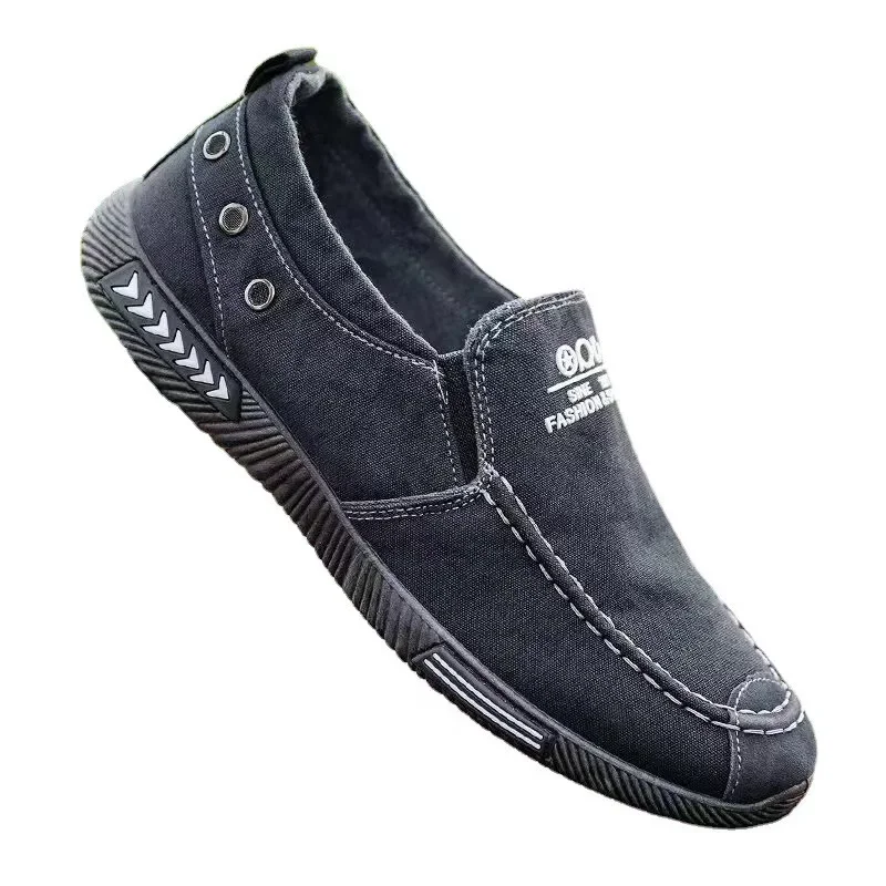 Denim Men's Canvas Shoes Slip on Sneakers Male for Summer Outdoor Driving Moccasin Trendy Vintage Loafers Shoes for Men