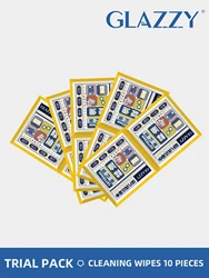Disposable Cleaning Wipes for Glasses, Screens, and Lenses - Available in Bulk Packs (10pcs)