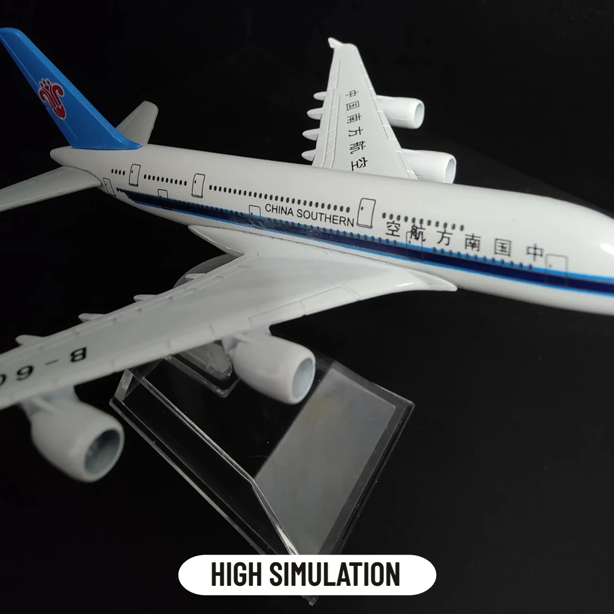 1:400 金属航空機モデルレプリカ、中国南部 A380 飛行機スケール