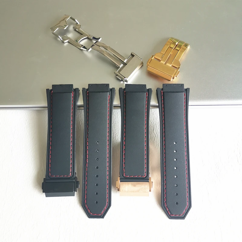 30mm Silicone Watch Straps Hublot Watch Strap Buckle Hublot 30mm