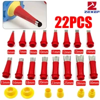 22PCS Stainless Steel Caulk Nozzle Applicator Caulking Finisher Glue Tool Kitchen Bathroom Sink Silicone Sealant Finishing Tool 1