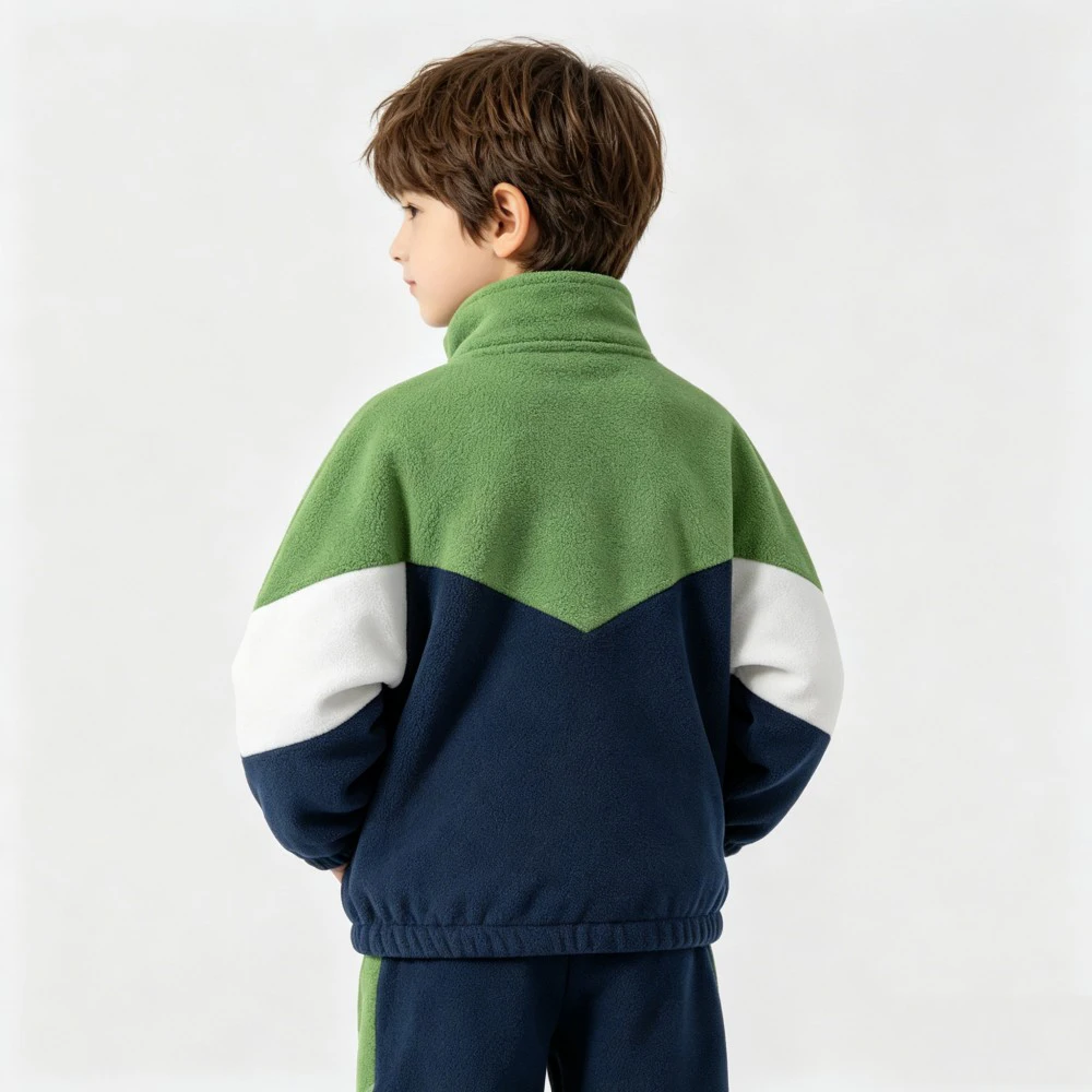 Boys Jackets for Kids 1 to 2 3 4 5 6 7 Years Winter Toddler Boy Polar Fleece Thicke Warm Outerwear Zipper Coats Children Clothes - 6