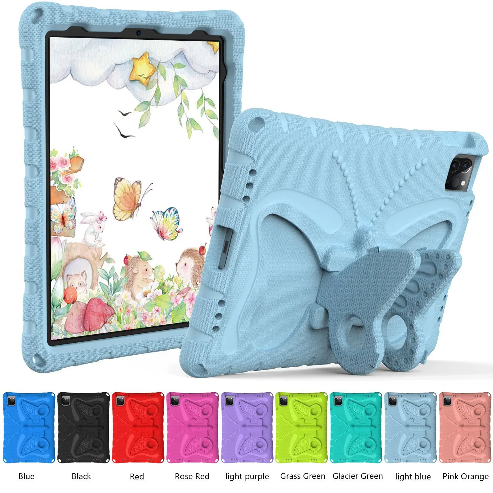 Shockproof EVA Kids iPad Case with Stand - Durable Protective Cover