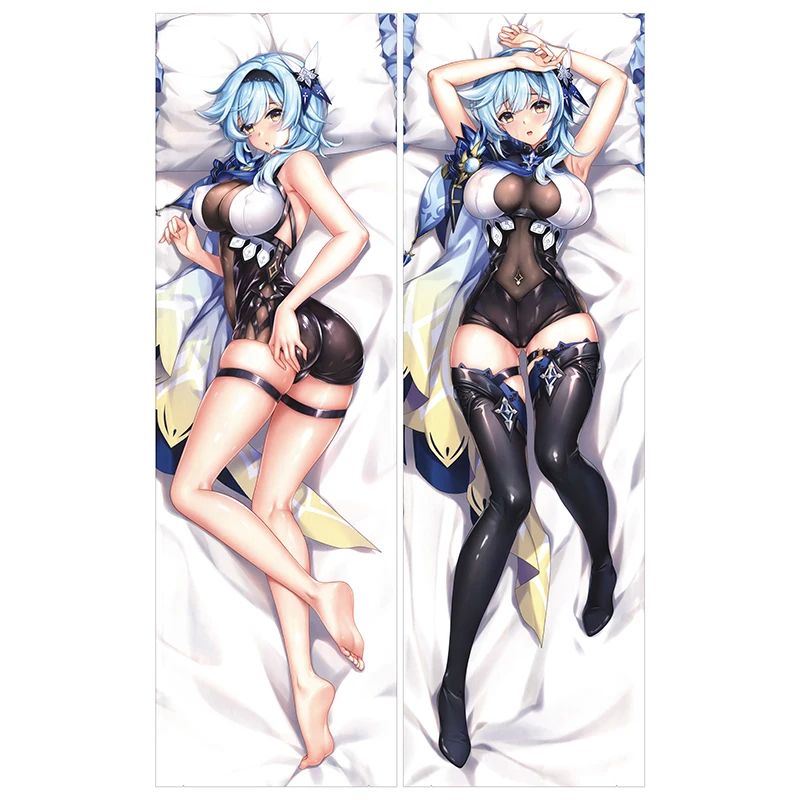 Genshin Impact Cosplay Dakimkaura Sexy Eula Lawrence Hugging Body Pillowcase Otaku Pillow Cover Anime Cosplay Props mas Gifts