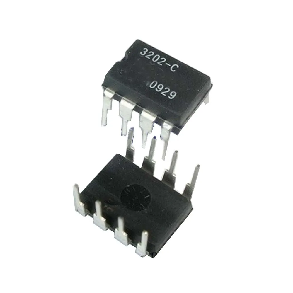 

5 PCS MCP3202-CI/P DIP-8 MCP3202 3202-C 2.7V Dual Channel 12-Bit A/D Converter