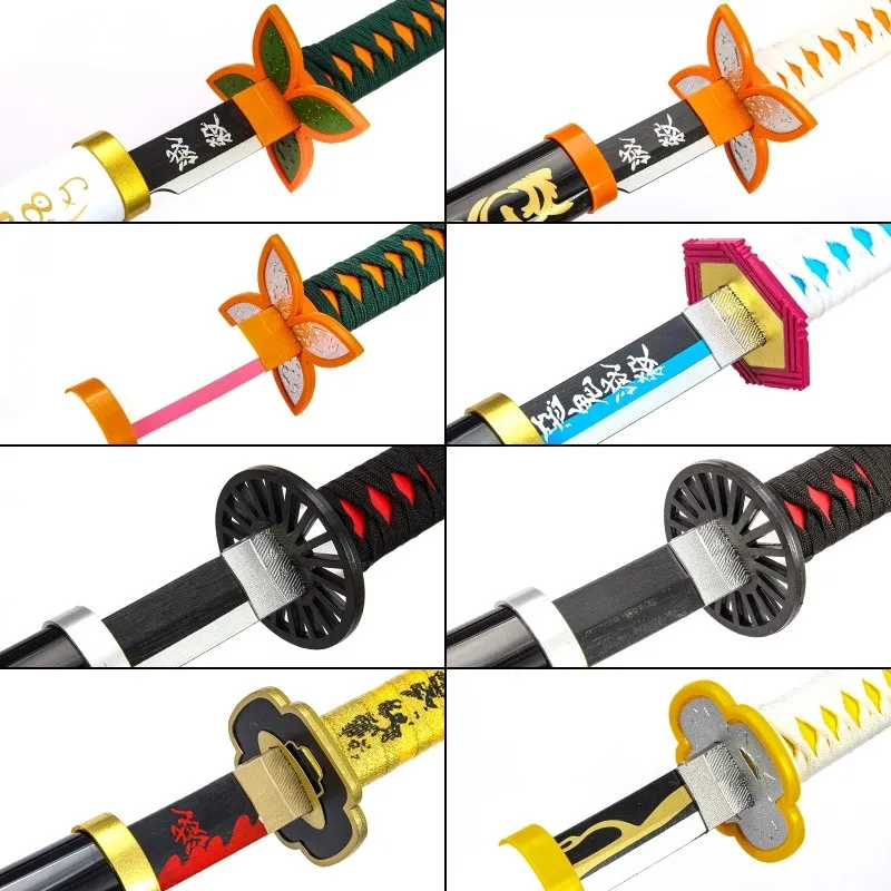 25CM Real Katana Model Demon Slayer Battle Cutting edge Props Crafts