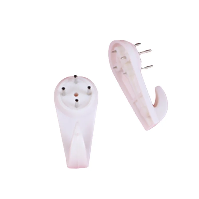사진 프레임 심리스 후크 월 네일 100 개, 크로스 스티치 장착, 사진 벽 심리스 네일 미디엄 심리스 후크 3cm