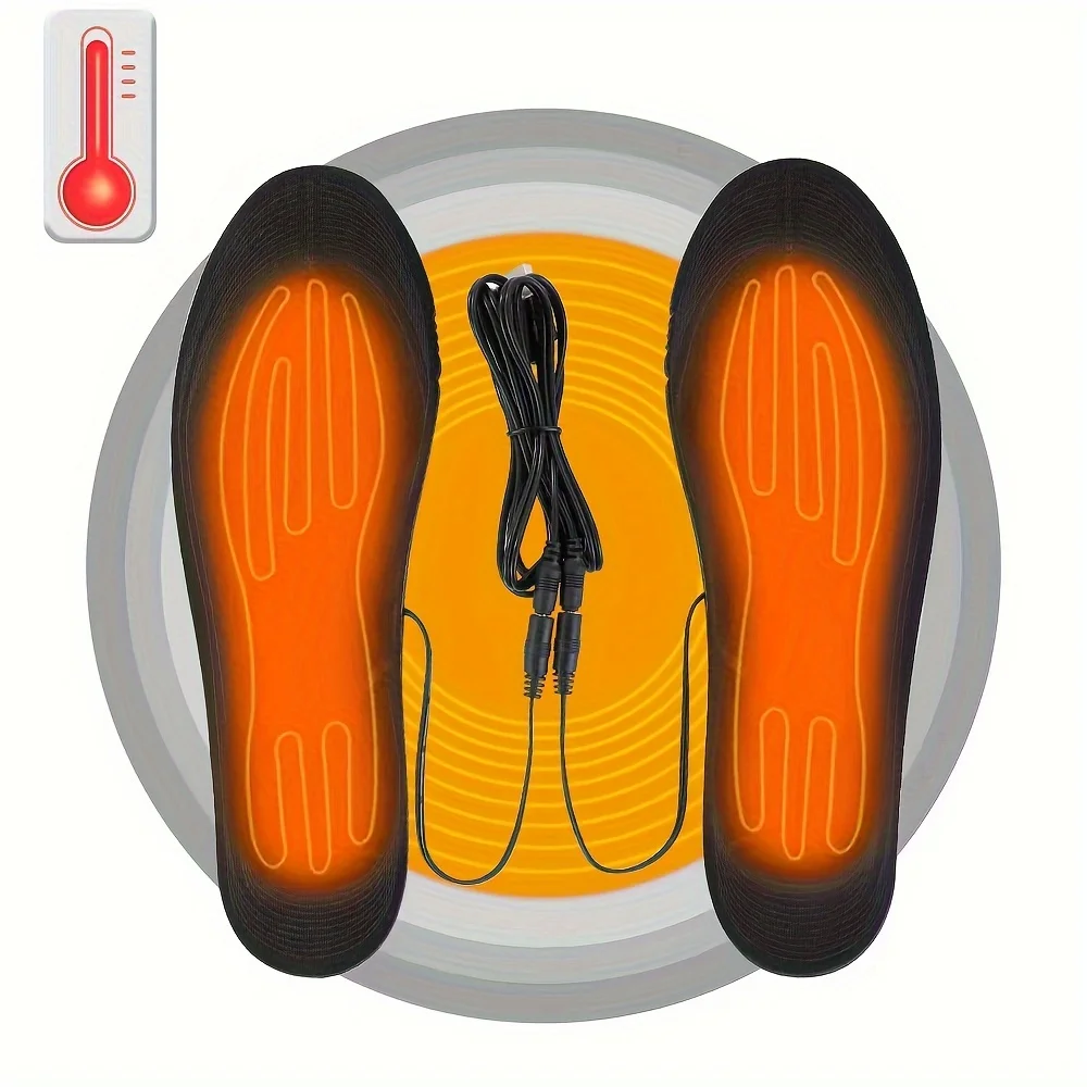 1pc USB Heated Insole, Foot Warmer, Sock Warmer For Winter Outdoor Sports, Heated Insole For Winter Warmth