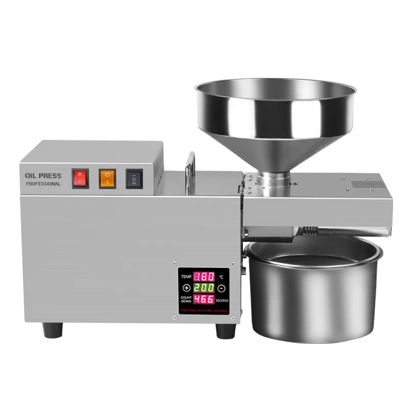 SUNZ Oil Press Machine Commercial Home Oil Extractor Expeller Cold pressed linseed oil maker oil press machine
