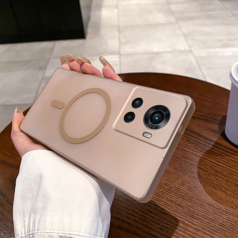 Magnetic Wireless Charging Matte Hard Back Phone Case with MagSafe Compatibility