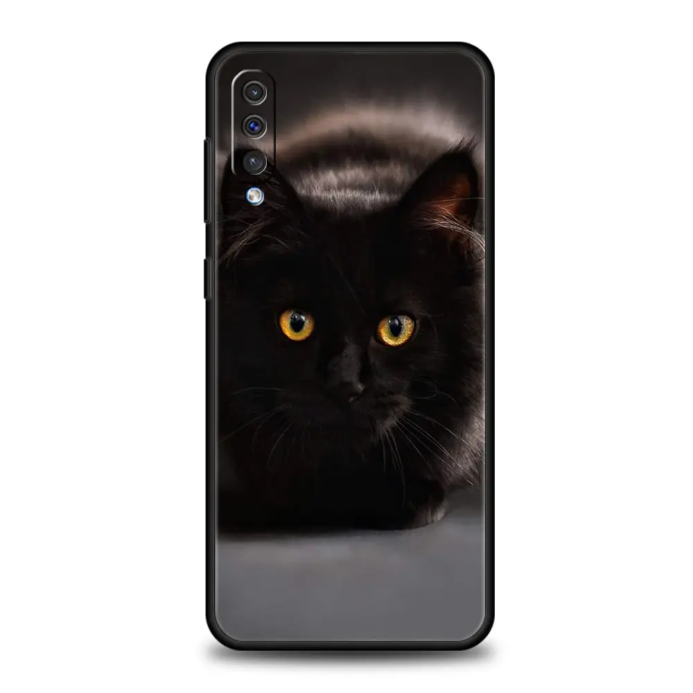 Chic Black Cat Design Phone Case Cover