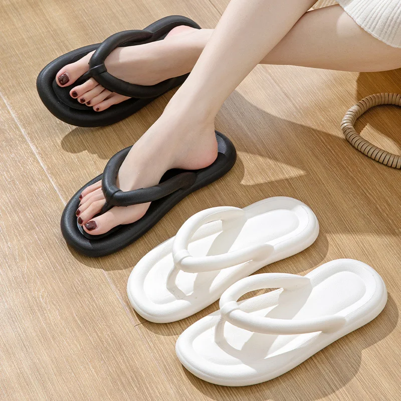 New Summer Candy Color Flip Flops Women Cute Soft Sole Eva Beach Slippers Fashion Sandals House Bathroom Non-Slip Shoes Slides 5