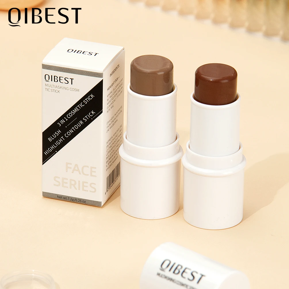 Face Bronzer Stick Cream Rouge Tint Contouring Makeup Cosmetic Highlighter 7.2g for Women