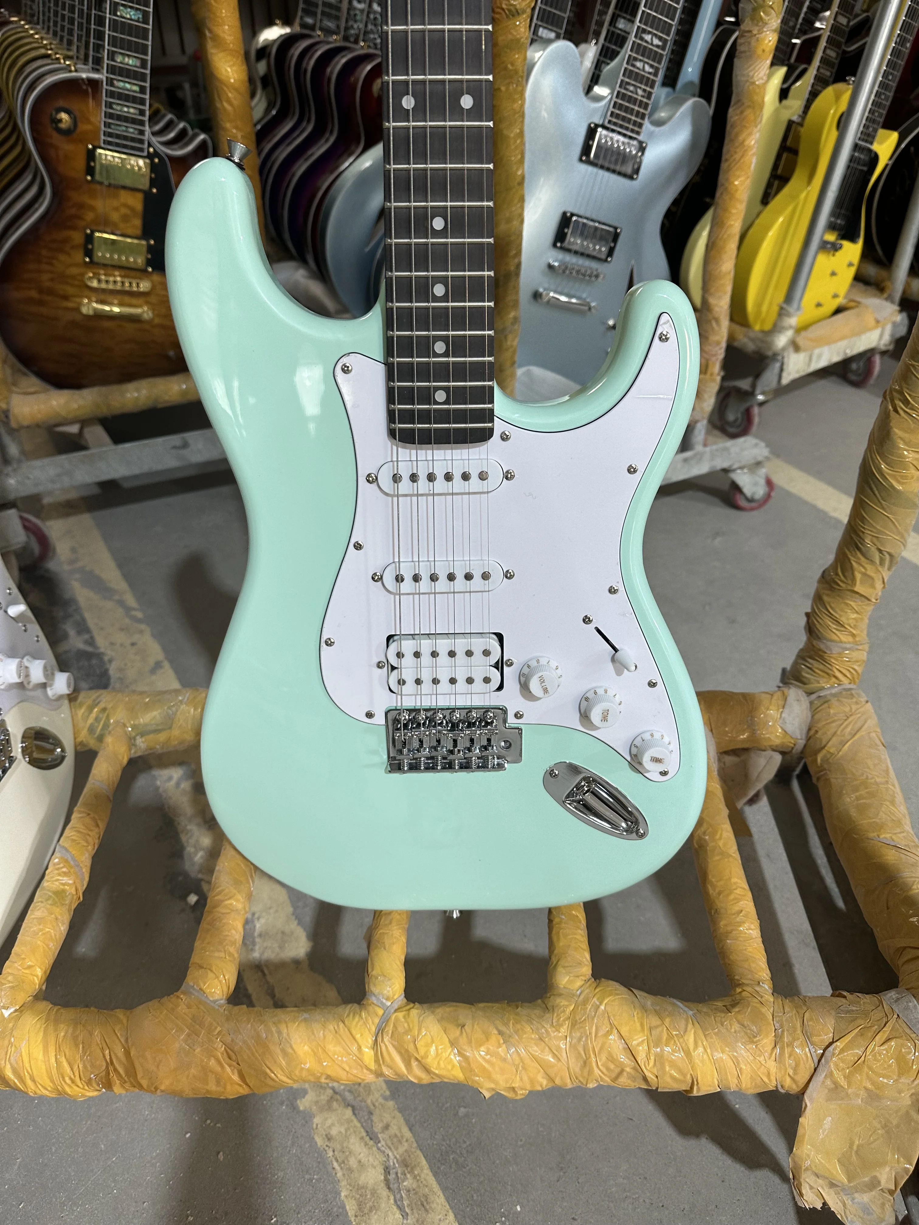 Light Green Electric Guitar