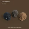 Retro Artistic Janpanese Advance Hats Anti-Wear Hip-Hop Street Yupi Beret Niche Men and Women Painter Cap 3