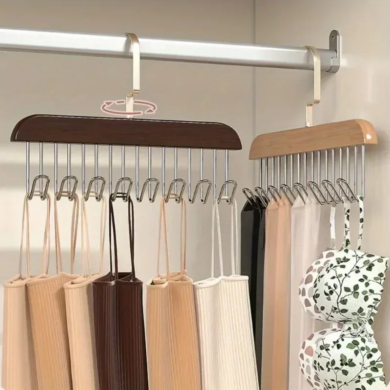 household multifunctional hooks multi-pants clip organizer clothes hanger stainless steel clothes drying rack with 8 hooks 2